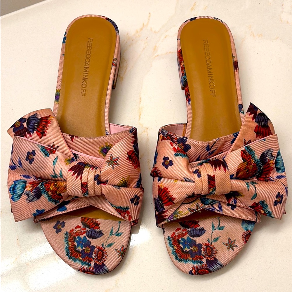 Rebecca Minkoff size 8 Calista pink slide.